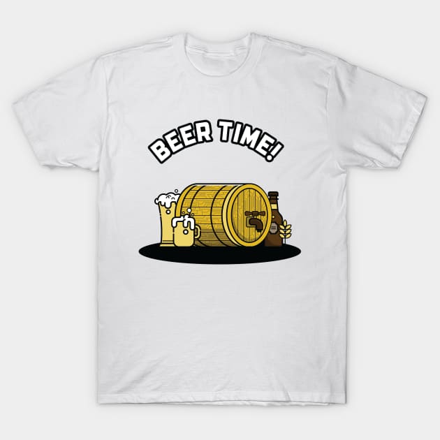 Beer Time T-Shirt by BeerShirtly01